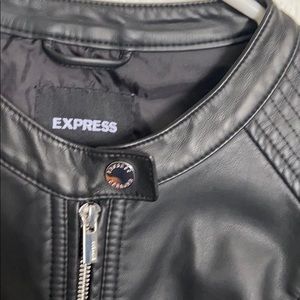 NWT women’s Express vegan leather moto jacket